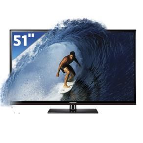 TV 51" 3D Plasma Samsung Série 4 E490 PL51E490B1GXZD